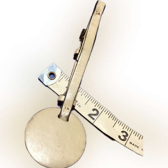 Michael Kors MK Charm Hang Tag Gold Tone Keychain Key Fob Charm - Picture 3 of 5